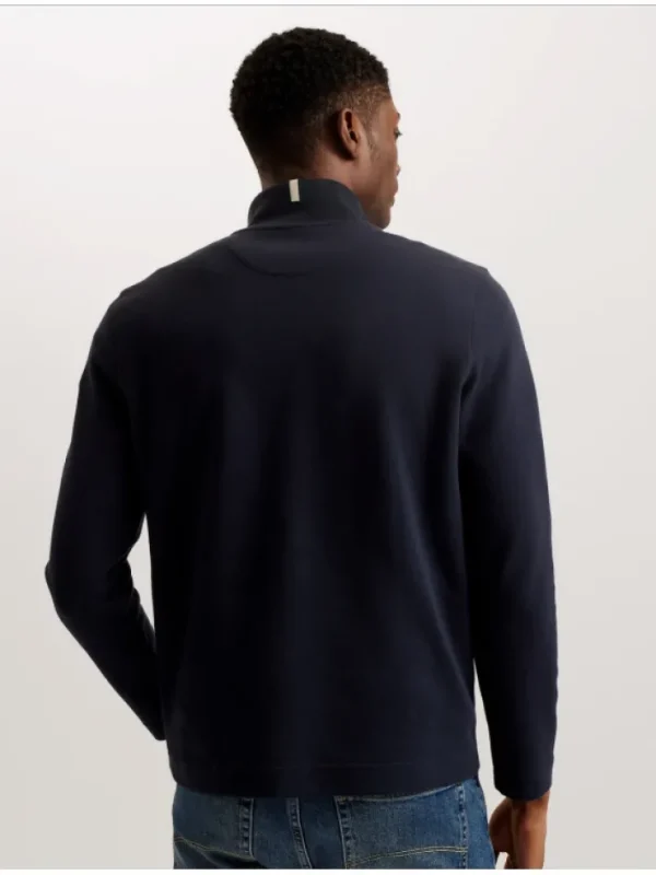 Actos Branded Half Zip Cotton Blend Sweatshirt<Ted Baker Best Sale