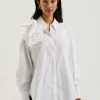 Allai Oversized Corsage Detail Cotton Shirt<Ted Baker Outlet