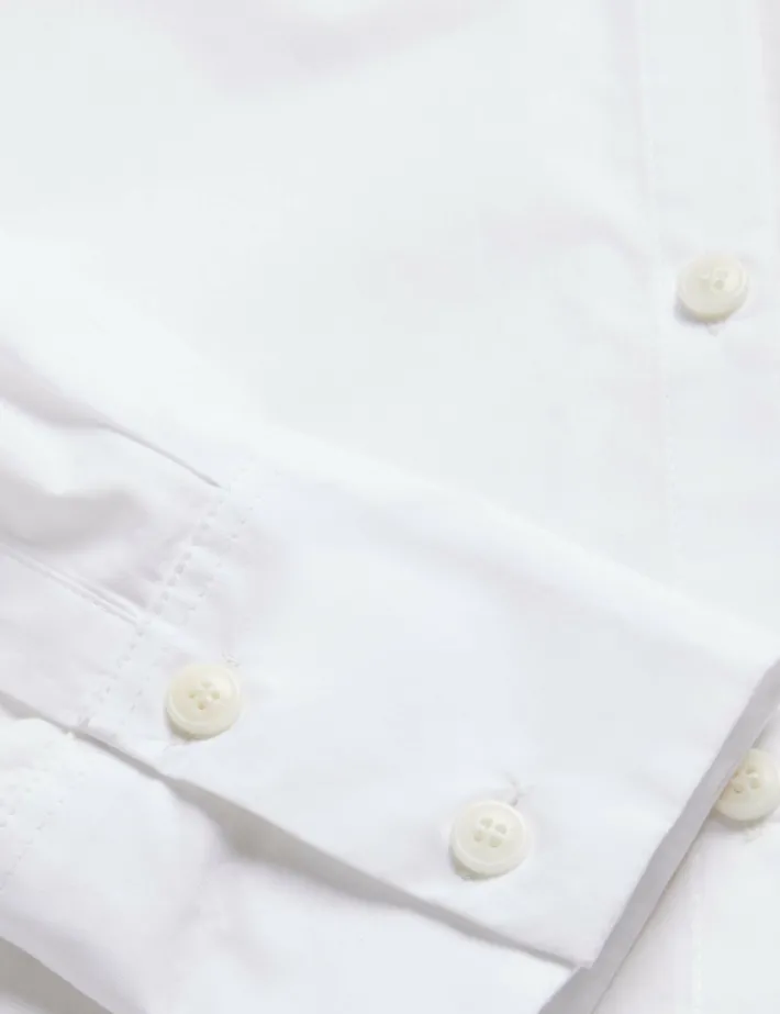 allai_oversized_corsage_d_2.webp Allai Oversized Corsage Detail Cotton Shirt<Ted Baker Outlet