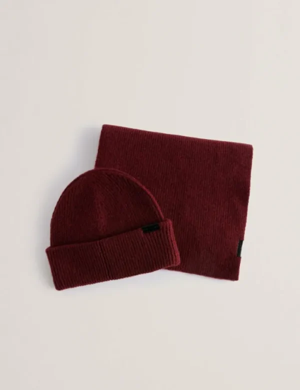 Alliies Ribbed Knit Hat And Scarf Set<Ted Baker Cheap