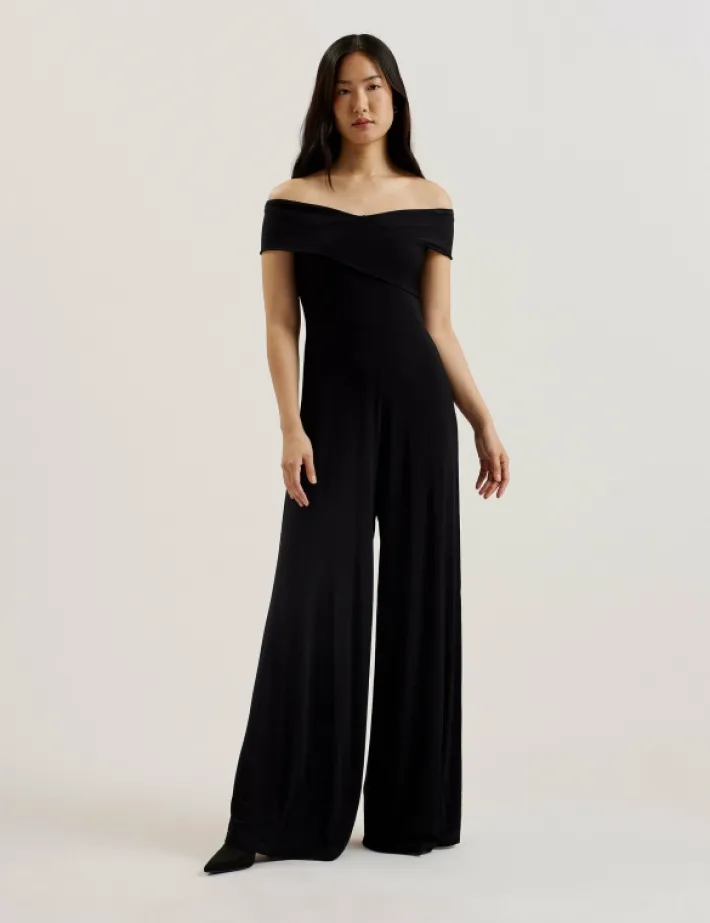 almhaa_off_shoulder_wide__0.webp Almhaa Off Shoulder Wide Leg Jersey Jumpsuit<Ted Baker Flash Sale
