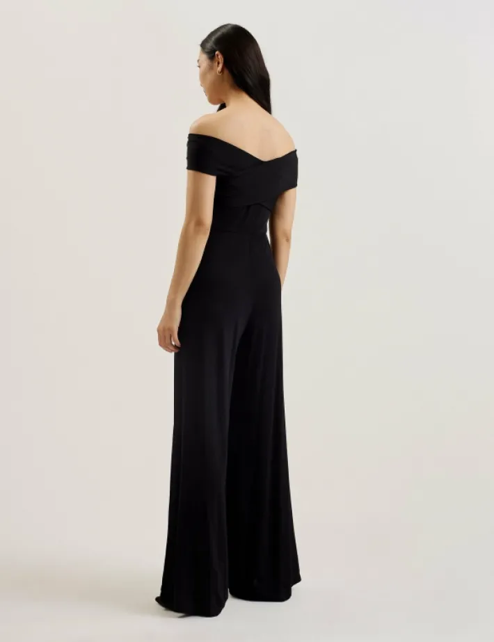 almhaa_off_shoulder_wide__3.webp Almhaa Off Shoulder Wide Leg Jersey Jumpsuit<Ted Baker Flash Sale