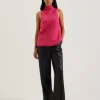 Anini Textured High Neck Sleeveless Top<Ted Baker Fashion