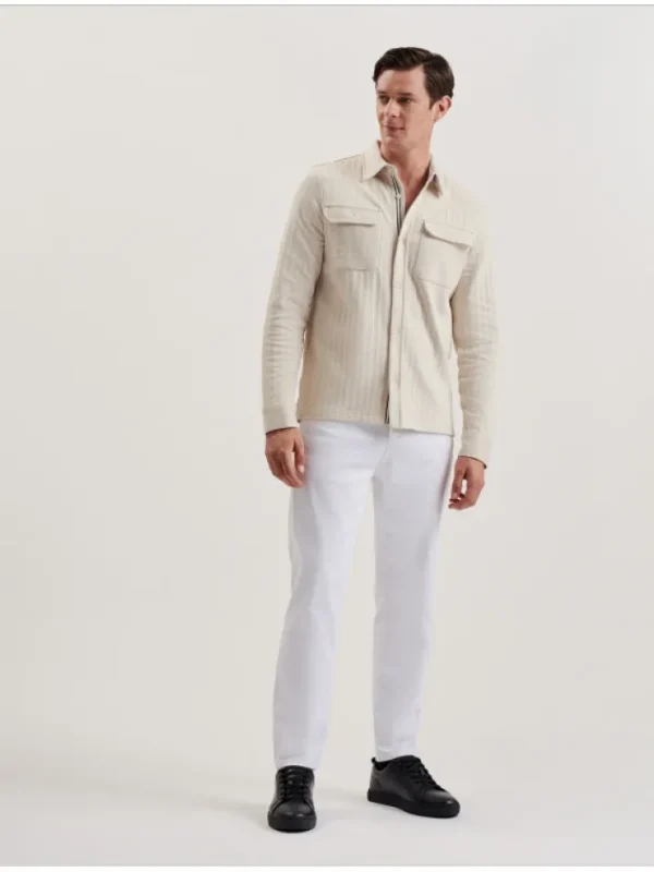 Belza Textured Cotton Utility Pocket Overshirt<Ted Baker Online