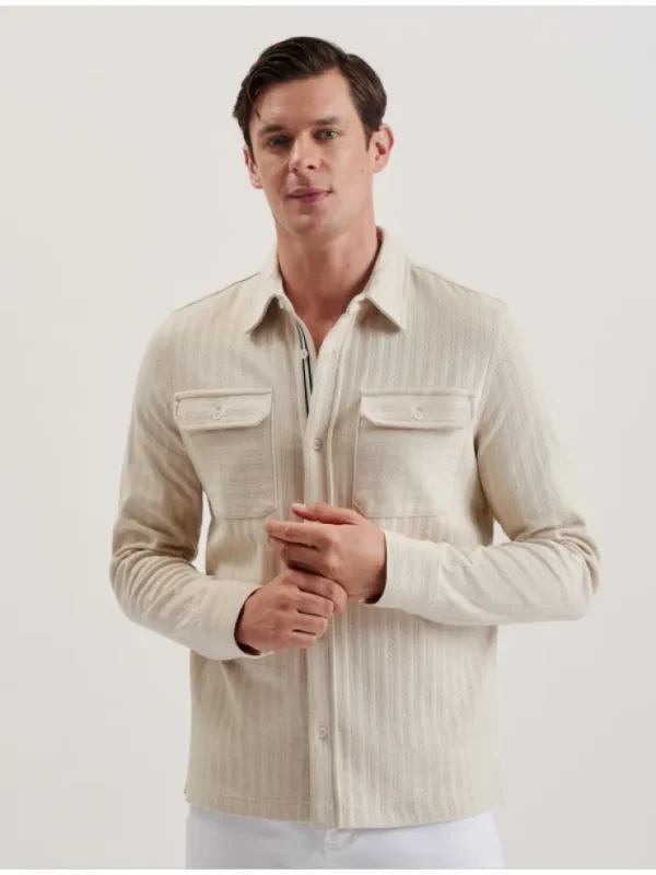 Belza Textured Cotton Utility Pocket Overshirt<Ted Baker Online