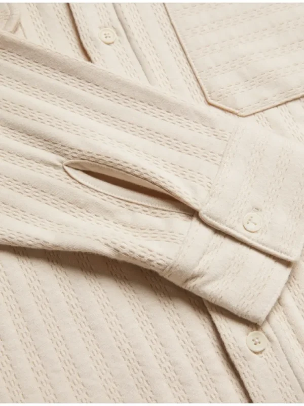 Belza Textured Cotton Utility Pocket Overshirt<Ted Baker Online
