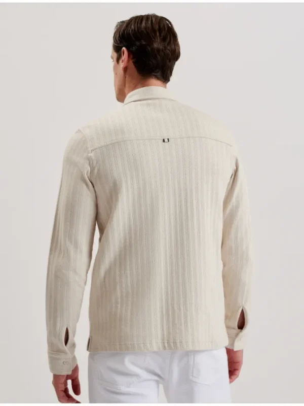 Belza Textured Cotton Utility Pocket Overshirt<Ted Baker Online