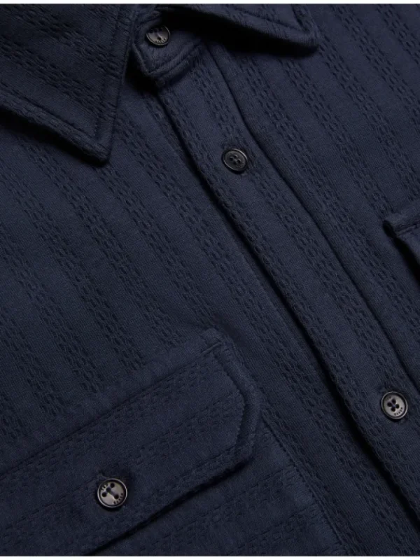 Belza Textured Cotton Utility Pocket Overshirt<Ted Baker Cheap