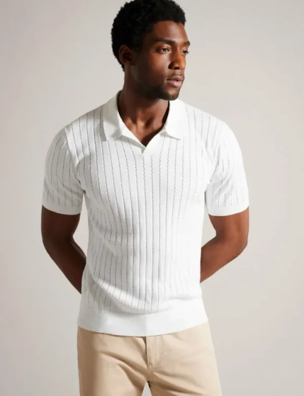 Botany Short Sleeve Regular Open Collar Polo<Ted Baker Sale