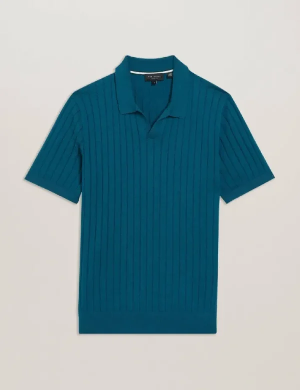 Botany Short Sleeve Regular Open Collar Polo<Ted Baker Cheap