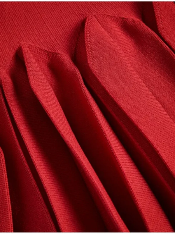 Canddy Pleated Hem Bodycon Knit Mini Dress<Ted Baker New