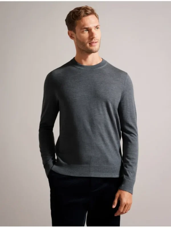 Carnby Pure Wool Crew Neck Sweater<Ted Baker Fashion