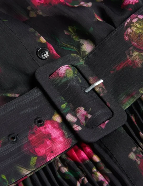 Ceiba Floral Print Pleated Maxi Shirt Dress<Ted Baker Flash Sale