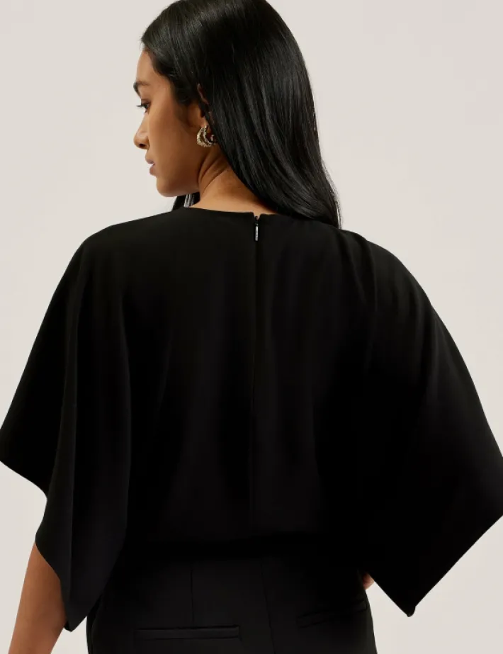 cherika_batwing_short_sle_4.webp Cherika Batwing Short Sleeve Woven Blouse<Ted Baker Hot