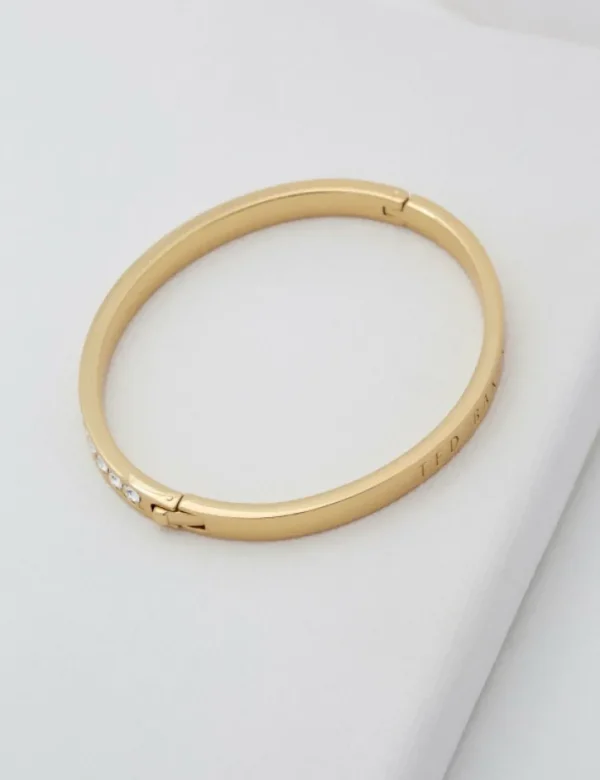 Clemara Crystal Hinge Bangle Bracelet<Ted Baker New