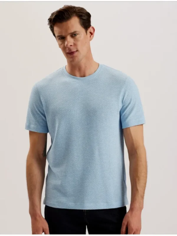 Curlys Short Sleeve Regular Textured Shirt<Ted Baker Discount