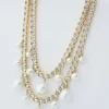 Divinaa Pearl & Crystal Statement Necklace<Ted Baker Online