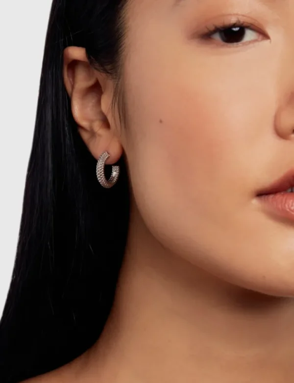 Dotetta Dotted Texture Hoop Earrings<Ted Baker Discount