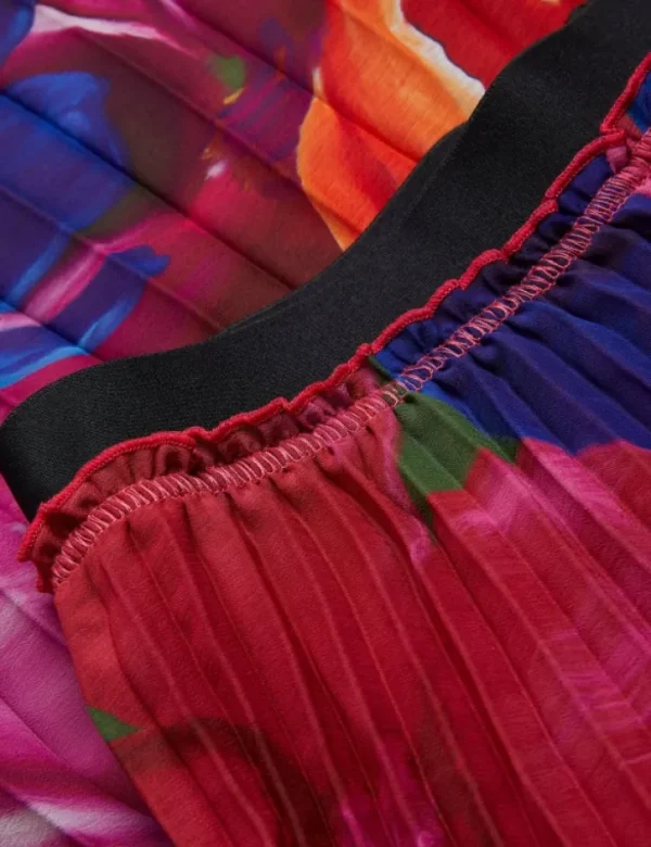 Evola Printed Pleated Midi Skirt<Ted Baker Outlet