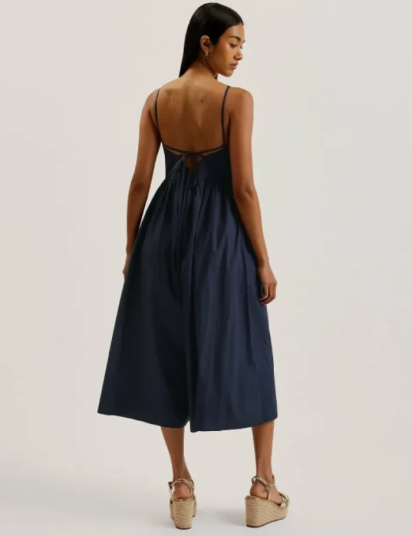 Eze Squared Neck Strappy Cross Over Jumpsuit<Ted Baker Best Sale