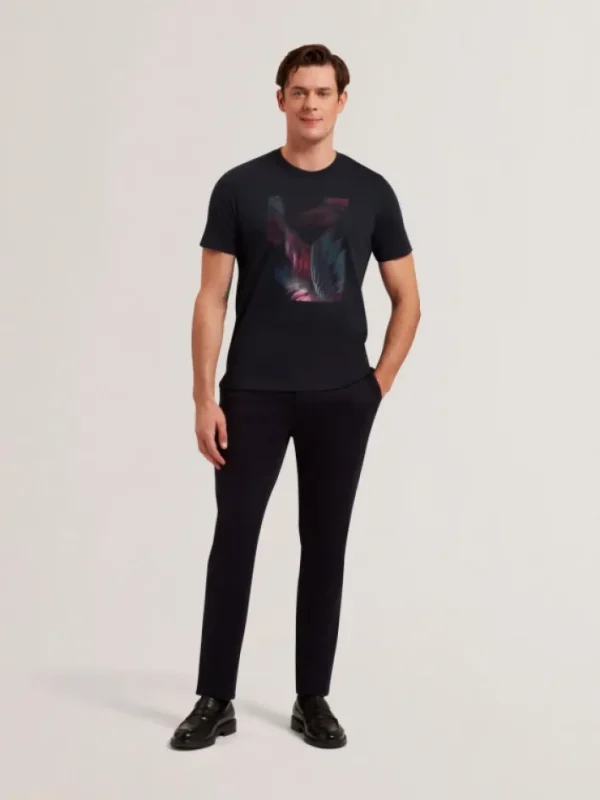 Fether Short Sleeve Printed Regular T Shirt<Ted Baker Flash Sale