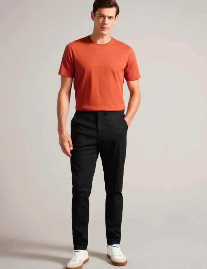 haybrn_regular_fit_textur_0-1.webp Haybrn Regular Fit Textured Chino Trouser<Ted Baker Online