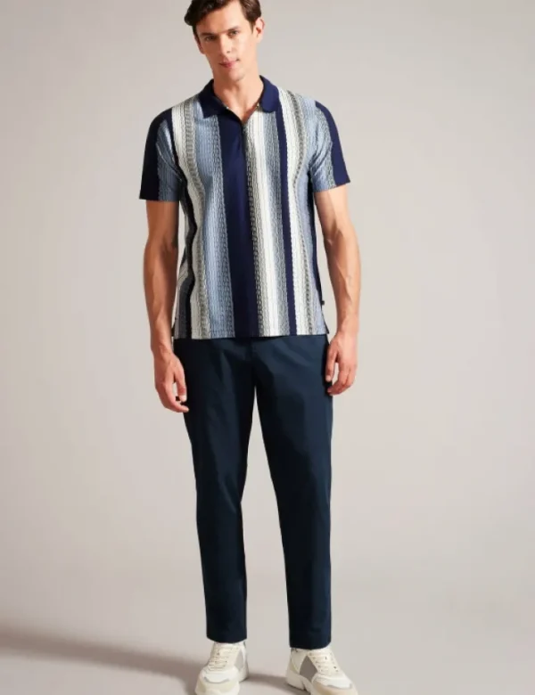 Haybrn Regular Fit Textured Chino Trouser<Ted Baker Cheap