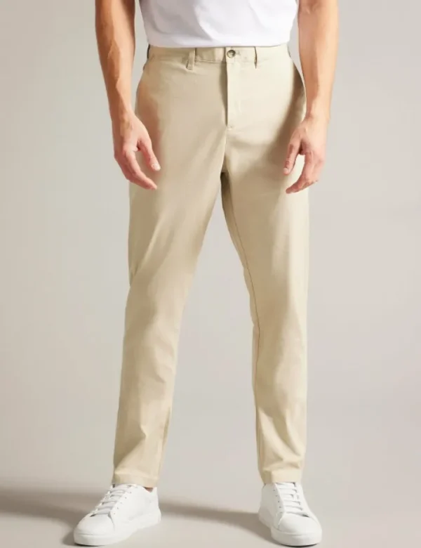 Haybrn Regular Fit Textured Chino Trouser<Ted Baker Clearance