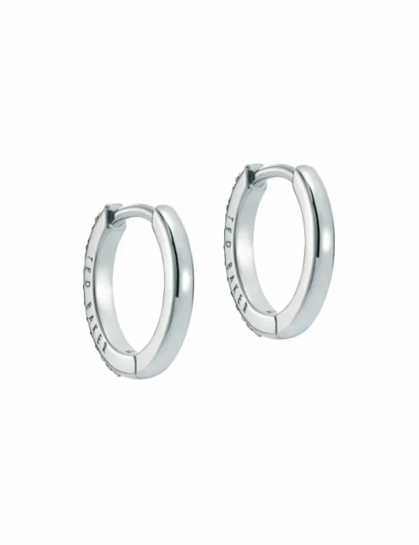 Heplie Crystal Huggie Hoop Earrings<Ted Baker Fashion