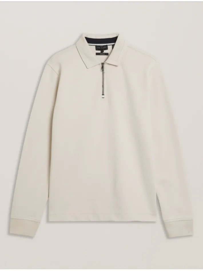 ingmar_long_sleeve_cotton_6.webp Ingmar Long Sleeve Cotton Blend Zip Polo Shirt<Ted Baker Hot