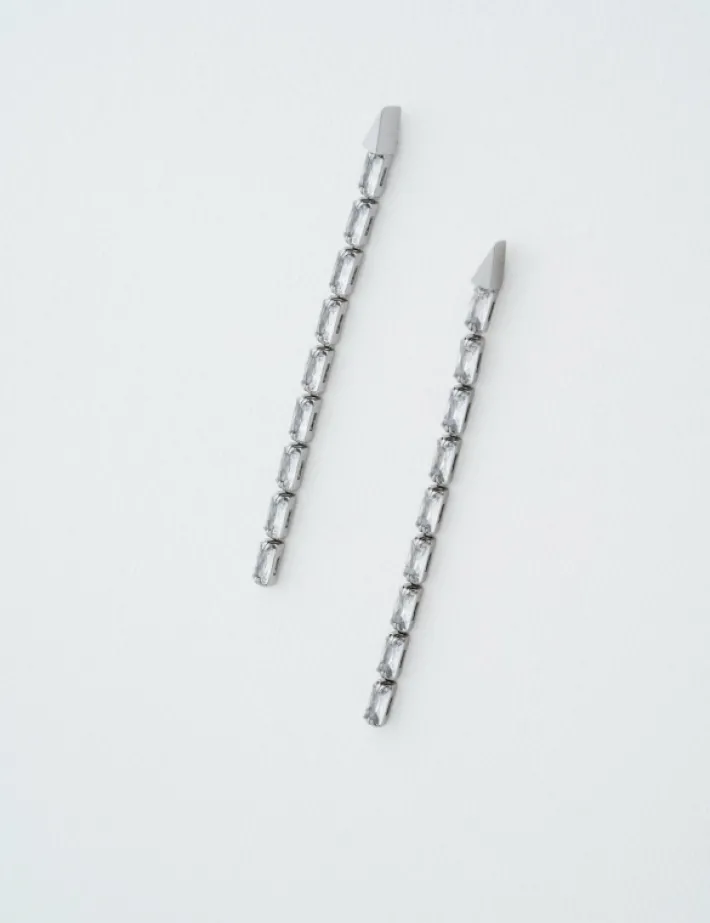 isalie_baguette_crystal_l_0.webp Isalie Baguette Crystal Long Drop Earrings<Ted Baker Cheap