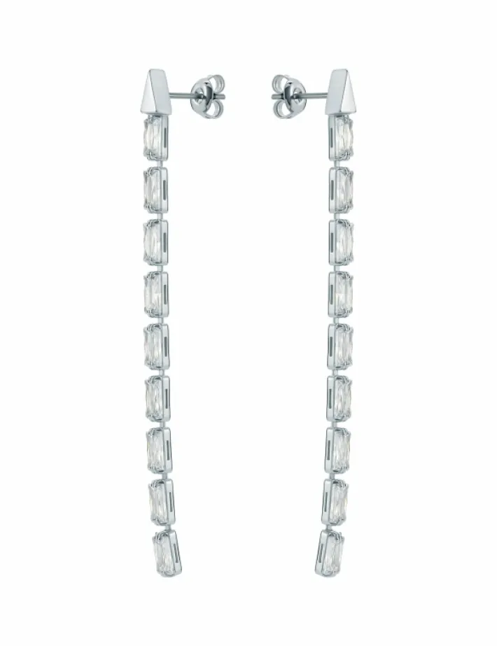 isalie_baguette_crystal_l_3.webp Isalie Baguette Crystal Long Drop Earrings<Ted Baker Cheap