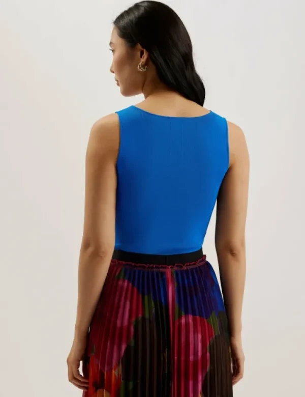 Josiiy V-Neck Slim Fit Sleeveless Knit Top<Ted Baker Hot