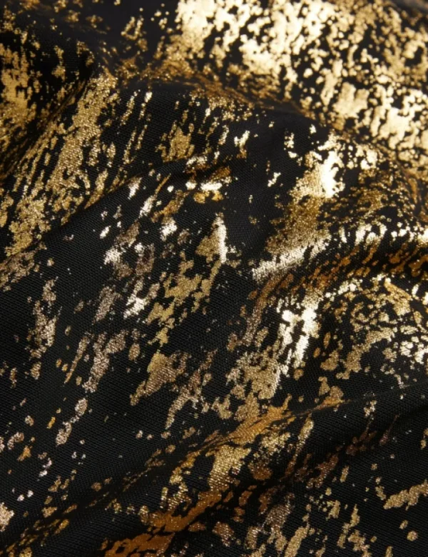 Junhaa Foil Print Long Sleeve Mesh Midi Dress<Ted Baker Sale