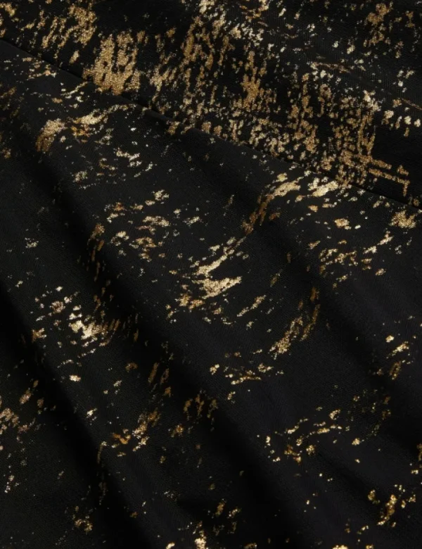 Junhaa Foil Print Long Sleeve Mesh Midi Dress<Ted Baker Sale