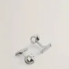 Knoted Knotted Shiny Metal Cufflinks<Ted Baker Flash Sale