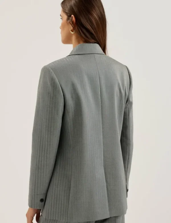 Koa Oversized Herringbone Single Breasted Blazer<Ted Baker Discount