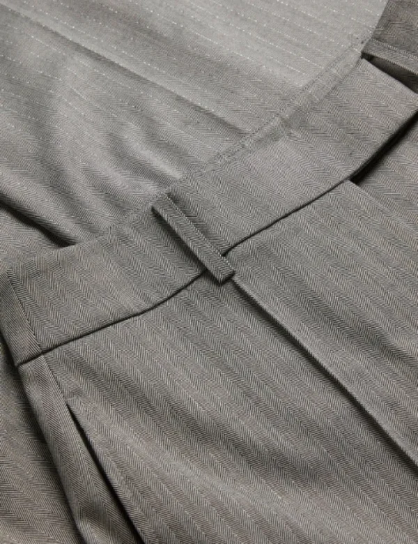 Koat Herringbone Wide Leg Tailored Trousers<Ted Baker Sale