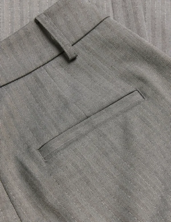 Koat Herringbone Wide Leg Tailored Trousers<Ted Baker Sale