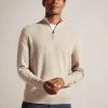 Kurnle T Knit Half Zip Funnel Neck Jumper<Ted Baker Cheap