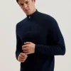 Kurnle T Knit Half Zip Funnel Neck Jumper<Ted Baker Clearance
