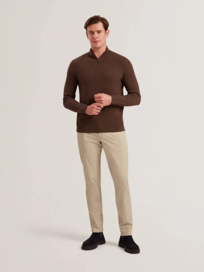 kurnle_t_knit_half_zip_fu_0-3.webp Kurnle T Knit Half Zip Funnel Neck Jumper<Ted Baker Discount