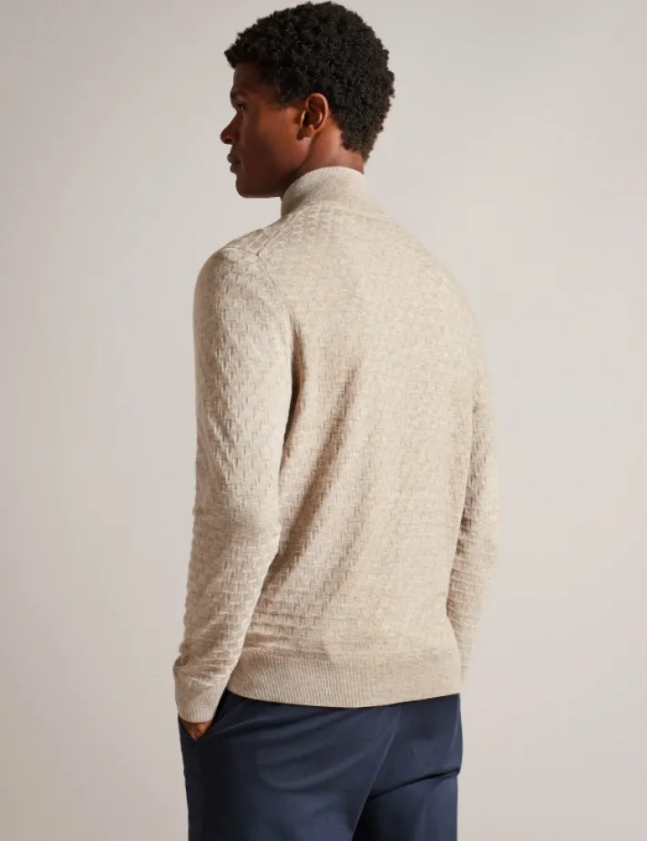 kurnle_t_knit_half_zip_fu_4-1.webp Kurnle T Knit Half Zip Funnel Neck Jumper<Ted Baker Cheap