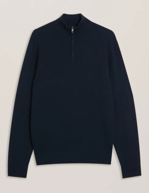 Kurnle T Knit Half Zip Funnel Neck Jumper<Ted Baker Clearance