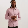 Laceby Geometric Print Long Sleeve Slim Shirt<Ted Baker Shop