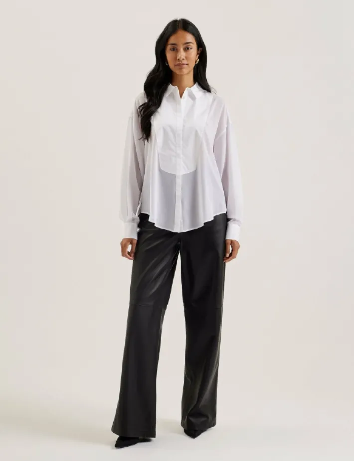 lechosa_bib_front_sheer_l_0.webp Lechosa Bib Front Sheer Long Sleeve Blouse<Ted Baker Cheap