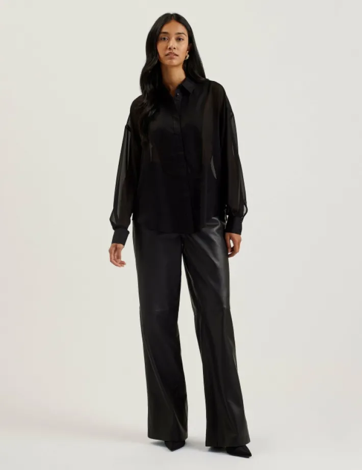 lechosa_bib_front_sheer_l_1-1.webp Lechosa Bib Front Sheer Long Sleeve Blouse<Ted Baker New