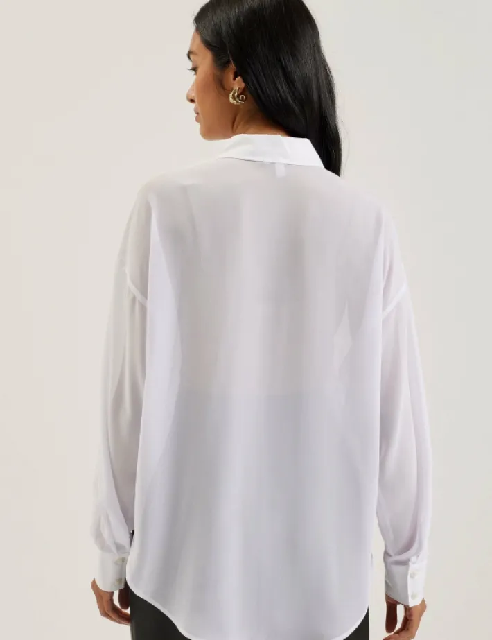 lechosa_bib_front_sheer_l_4.webp Lechosa Bib Front Sheer Long Sleeve Blouse<Ted Baker Cheap