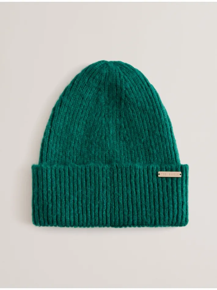 lidiaas_wool_blend_ribbed_0.webp Lidiaas Wool Blend Ribbed Knit Beanie Hat<Ted Baker Cheap