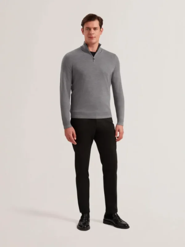 Limehas Long Sleeve Merino Core Quarter Zip<Ted Baker Hot